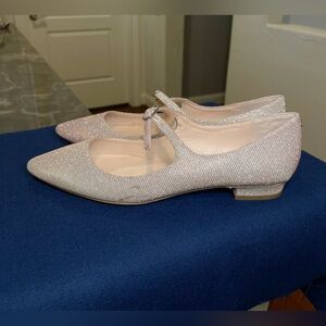 New Kate Spade Elegant Glitter Mary Jane Flats